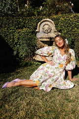 Leah Dress in Multicolor Floral