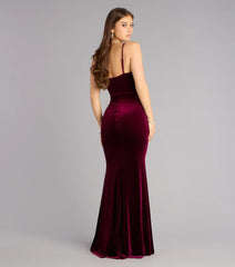 Layne Velvet Mermaid Formal Dress