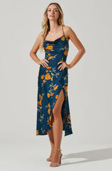 Gaia Floral Midi Dress