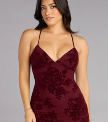 Clarence Lace-Up Mermaid Formal Dress