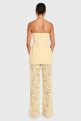 Linda Tunic Cornsilk Mini Dress