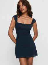 Lanchester Mini Dress Navy