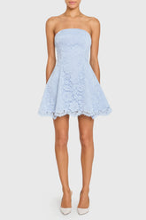 Romilly Mini Dress Powder Blue