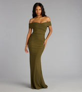 Allison Off-The-Shoulder Mermaid Formal Dress