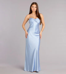 Marlissa Satin Column Formal Dress