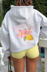 Verano Sixteen Valeria Oversized Hoodie Grey Marle