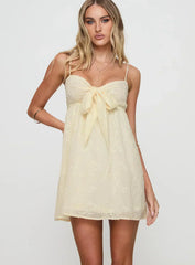 Granno Mini Dress Lemon