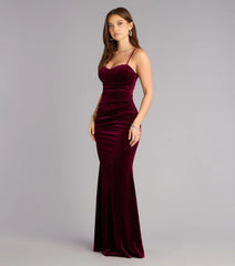 Layne Velvet Mermaid Formal Dress