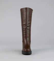 Retro Rise Knee High Platform Boots