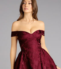 Winslow Off-The-Shoulder Skater Dress
