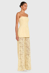 Linda Tunic Cornsilk Mini Dress