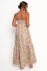 Betina Bow Front Maxi Dress - Multi Floral
