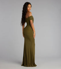 Allison Off-The-Shoulder Mermaid Formal Dress