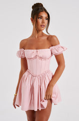 Penelope Mini Dress - Blush
